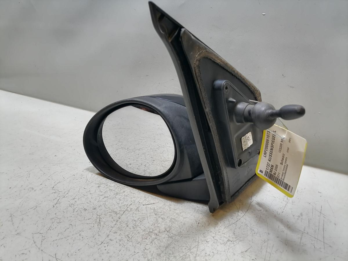 Toyota Aygo 1 original Au&szlig;enspiegel links manuell verstellbar 211 Schwarz Bj.2006